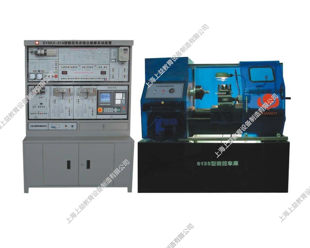 SYSKX-01A數(shù)控車床綜合維修實訓(xùn)裝置（國產(chǎn)系統(tǒng)）